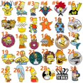 thumbnail image 4 of Divertido Pin De Simpson Broche De Dibujos Animados Familia Esmalte Insignia Solapa Joyería Regalo Para Amigos, 4 of 4