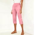 thumbnail image 6 of Posijego Womens High Waist Capri Sweatpants Straight Leg Capri Pants Stretch Jogger Yoga Athletic Cropped Pants with Pockets, 6 of 9