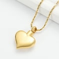 thumbnail image 5 of Personalize Heart Urn Necklace for  Human Ashes Stainless Steel Pet Memorial Cremation Jewelry  W/ Funnel Filler Memorial Jewelry Gifts for Men Women -A Piece of My Heart Lives in Heaven, 5 of 7
