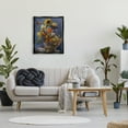 thumbnail image 3 of Stupell Industries Cat & Country Vase Botanical & Floral Painting Black Floater Framed Canvas Art Print Wall Art, 25 x 31, 3 of 10