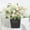 White, variant on TOPRenddon 5-Color Artificial Silk Flower Bouquet – Realistic Wedding & Valentine’s Day Decor for Home, Bridal Showers, and Events (Vase Not Included)
