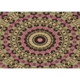 thumbnail image 1 of Ahgly Company Indoor Rectangle Patterned Blood Red Brown Area Rugs, 7' x 10', 1 of 6