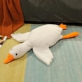 thumbnail image 3 of Pato de peluche de 50CM y 8 colores, almohada esponjosa para dormir, nuevo Animal relleno de ganso, muñecos suaves, alfombra para el suelo, regalo de cumpleaños para niños y niñas, 3 of 5