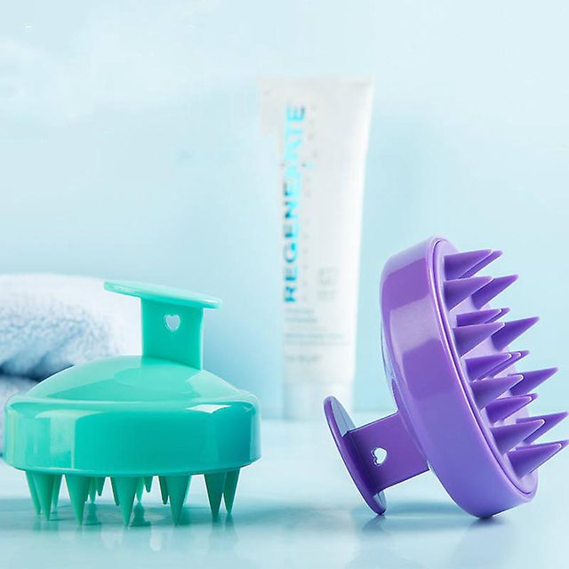 Cepillo de champú para masaje del cuero cabelludo, cepillo de pelo de silicona suave para mojado, seco, aceitoso, rizado, recto, grueso, fino, áspero, largo, corto, natural, hombres, mujeres, niños,