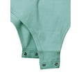 thumbnail image 5 of A2Y Women's Fashion Basic Premium Cotton Racerback Tank Body Suit Light Green XS, 5 of 5