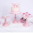 thumbnail image 3 of Cake Stand Home Party Dessert Table Display Rack Dessert Cake Tray Cold Meal Tea Break Table Afternoon Tea Center Rack Metal red M 10 INCH, 3 of 6