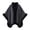 02-Navy, variant on Ecqkame Women Sherpa Cape Shawl Fleece Lined Faux Fur Trim Open Front Warm Coats Loose Poncho Winter Casual Outerwear Navy Free Size