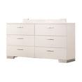 thumbnail image 3 of Coaster Furniture Felicity 6 Tiroirs Blanc Lustré,, 3 of 3