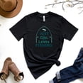 thumbnail image 2 of Just A Girl Who Loves Fishing Women's Fishing Shirt, 2 of 4