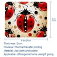 thumbnail image 5 of Ladybird 8.3x9.8 Inch Square Desk Mat with Non-Slip Rubber Bottom for Office and Gaming – Printed Mouse Mat, Desk Mat, Gaming Mouse Pad, 5 of 6