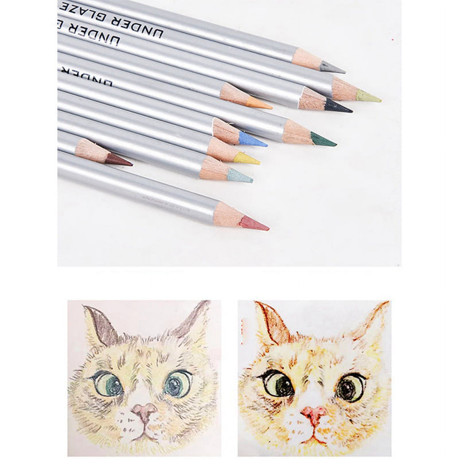 10Colors/Set Pottery Art Underglaze Color Pencil DIY Ceramic Hand Painted Glaze Chalk Pottery Painting and Coloring Tool