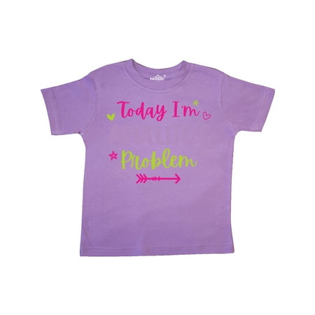 

Inktastic Child Funny Today Im Abuelitos Problem Gift Toddler Toddler Girl T-Shirt