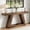 Brown, variant on Fnova 55" Farmhouse Console Table, 2-Tier Storage Sofa Table, Long Wood Entryway Table for Hallway, Living Room, Easy Assembly