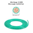 thumbnail image 2 of Uxcell 10 Feet 12 AWG Gauge THHN Stranded Green Copper Building Wire 600V Electrical Wire Copper Cable for LED, 2 of 7