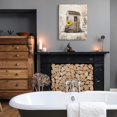 thumbnail image 4 of Rustic Outhouse Canvas Wall Art Farmhouse Barn Outhouse Abstract Painting Wall Decor Framed Posters Home for Living Room Bedroom Bathroom Decoration 12x16 inch, 4 of 6