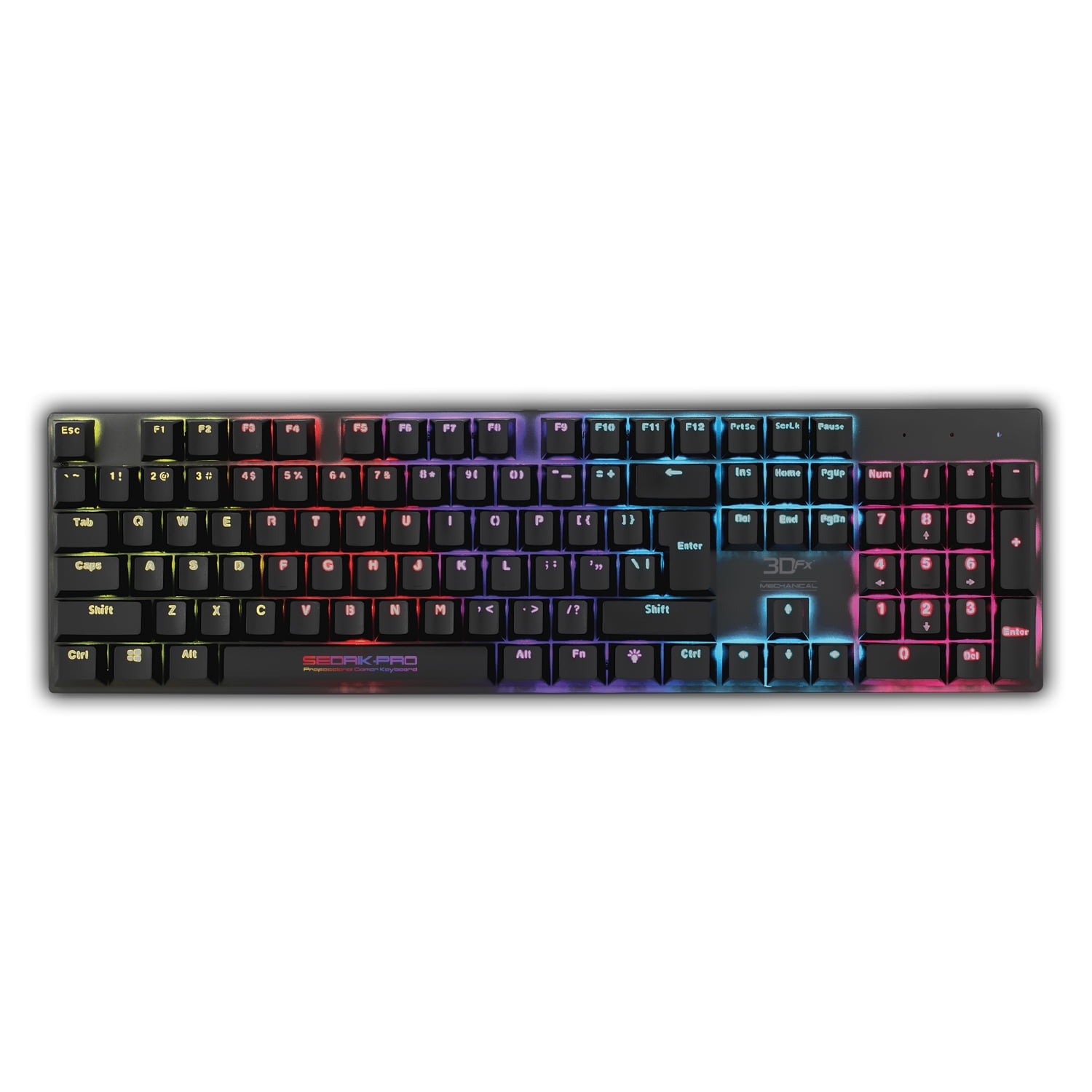 Teclado Gamer Mecanico 3Dfx Sedrik Pro 9088 Usb Switch Blue Knasta Chile