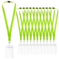thumbnail image 1 of Lanyards WEZEBEL de 12 unidades, verde manzana, impermeables, para credencial, 1 of 6