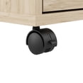 thumbnail image 6 of Hustle 2 Person Desk with Mobile Storage in Natural Elm - Engineered Wood, 6 of 9