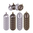 thumbnail image 3 of WORGEOUS 64pcs ronda oval colgante accesorios de bricolaje para manualidades pulseras collar llavero joyería (caja-lleno), 3 of 8