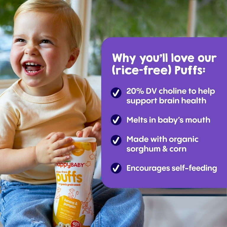 Purple Carrot Happy Organic Puffs Purple Carrot Happy Baby Happy