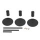 thumbnail image 2 of Candelabro cónico BuyWeek 3 piezas Candelabros negros, 2 of 14