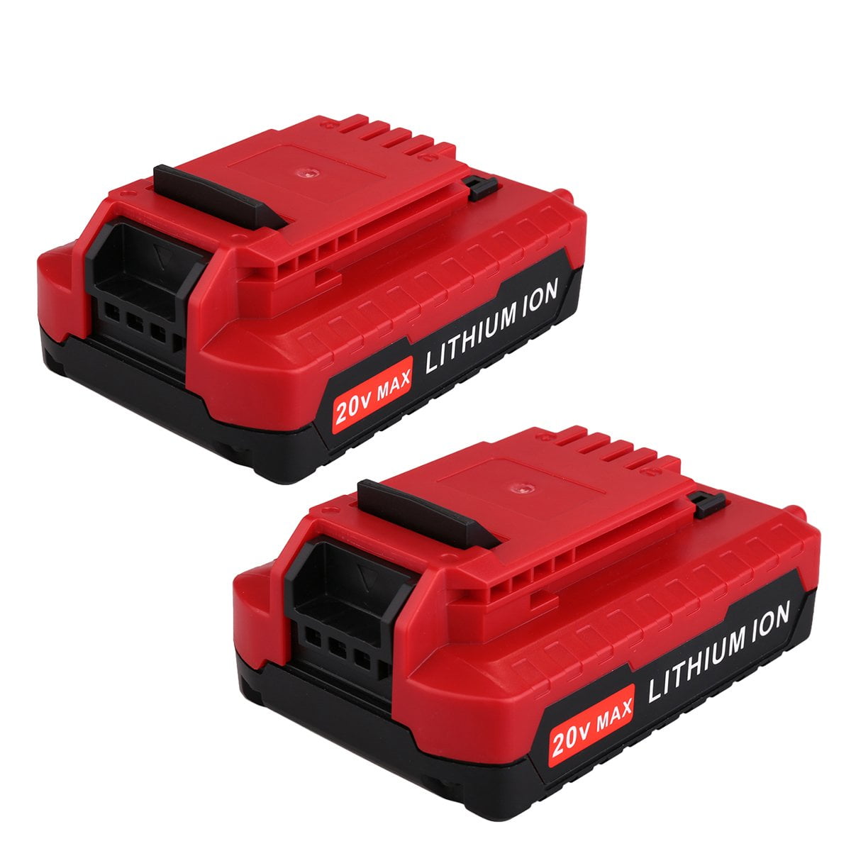 Biswaye 2 Pack 20V MAX Lithium Battery PCC680L Replacement for Porter Cable 20V Tools Battery PCC681L PCC682L PCC660 PCC641 PCC683L PCC685L PCC601 PCC670 Walmart