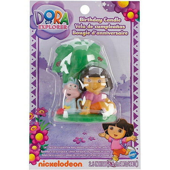 Dora the Explorer Cake Candle (1ct)