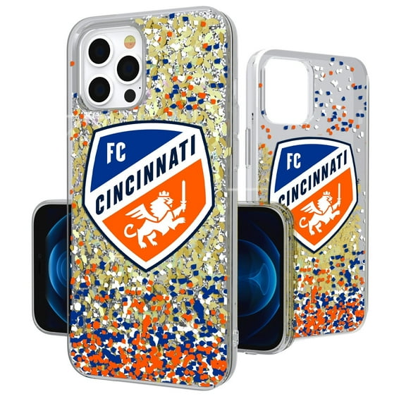 FC Cincinnati iPhone Confetti Glitter Design Case