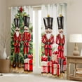 thumbnail image 2 of Manfei Vintage Cartoon Nutcracker Black Out Curtains,Teen Christmas Gifts Curtains Pack of 2 (42x63 Each),Happy New Year Bedroom Curtains For Kids,Luxury Bedroom Decor, 2 of 6