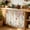 Beige, variant on Colorful Leaves Fall Sink Skirt for Bathroom, Self-Adhesive Under Sink Curtain, Autumn Botanical Thanksgiving Hide Pipes & Storage Fabric Cabinet Skirt Cover for Kitchen Laundry 32"x55"