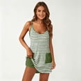 thumbnail image 7 of UDAUDU Romper Dress for Womens 2026 Summer Sleeveless Mini Dress Spaghetti Strap Sundress with Built-in Shorts Golf Athletic Dresses One Piece Outift Army Green 3XL, 7 of 7