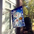 thumbnail image 2 of Carolines Treasures PJC1018CHF Snowflake Buddies Snowman Flag Canvas House Size, 2 of 4