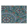 thumbnail image 3 of Vintage Cutting Board, Abstract Graphic Ornamental Hand Drawn Art with Circular Floral Motifs, Decorative Tempered Glass Cutting and Serving Board, Small Size, Multicolor, by Ambesonne, 3 of 5
