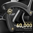 thumbnail image 5 of HLDIRECT Ergonomic Gaming Chair with Footrest, Gamer Chair with Lumbar & Headrest, Computer Chair for Adults, Black & White, 5 of 6