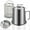 B#0, variant on Stainless Steel Oil Filter Pot-1.8L & 2L Capacity 304 Stainless Steel Grease Container with Fine Mesh Strainer Multi-Functional Cooking Tool for Frying & Oil Storage