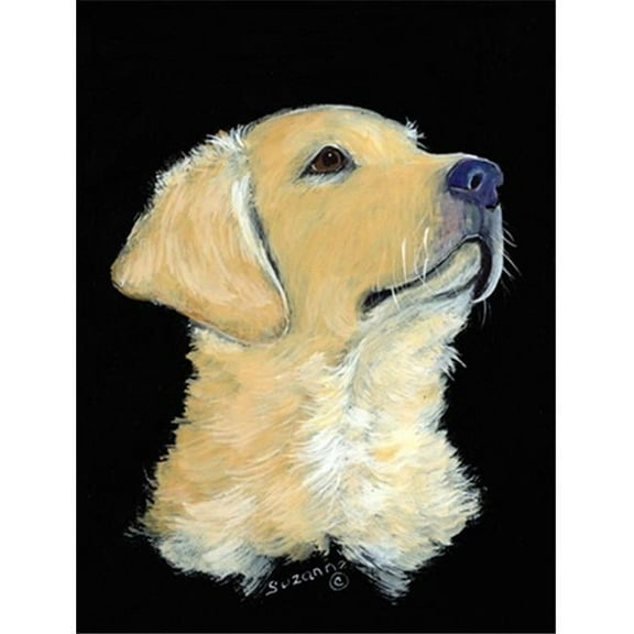 28 x 40 In. Golden Retriever Flag Canvas, House Size