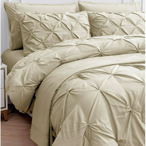 Queen Comforter Set - Pieces Bed in a Bag - Bedding Set with Comforters Sheets Pillowcases Shams Queen Size Bedding Set