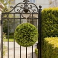 thumbnail image 6 of chaungfeng Artificial Cedar Topiary Ball, Round Faux Cypress Balls Outdoor, Fake Plant Sphere for Front Door, Porch, Backyard, Balcony, Patio, Garden, Wedding and Home Decor, 6 of 6