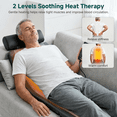 thumbnail image 4 of Snailax Full Body Massage Mat with Heat,Deep Kneading Shiatsu & Vibration, Gift, 4 of 11