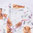 thumbnail image 4 of Bibifish Women Pajama Sets Summer Short Sleeve Cute Animal Print Sleepwear Sets Bottons Down Shirts With Shorts Cozy Lightweight Nightwear Sets, 4 of 7