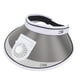 thumbnail image 2 of Sombrero de playa con abanico, elegante y resistente, ideal para pesca, deportes al aire libre y playa. Blanco, 2 of 9