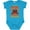 Turquoise, variant on Inktastic Dirt Biking Motocross Racing Boys Baby Bodysuit