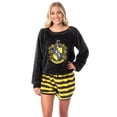thumbnail image 7 of Harry Potter Womens' Sweater and Shorts Sleep Pajama Set-All Houses, 7 of 7