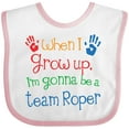 thumbnail image 3 of Inktastic Future Team Roper Cowboy Rodeo Boys or Girls Baby Bib, 3 of 4