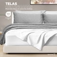 thumbnail image 2 of Edredón King Size Dreamlab 7 piezas Gris Claro / Blanco, 2 of 9