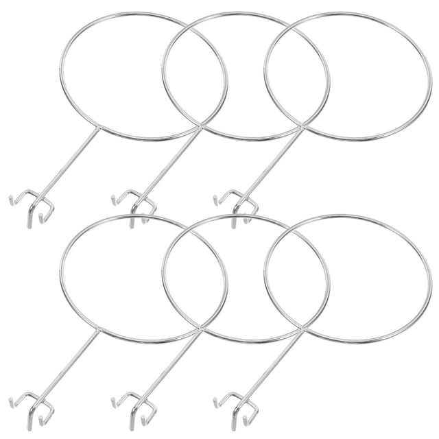 Expositor de sombreros de pared de 6 piezas para tiendas minoristas, ideal para exhibir gorras, cascos y accesorios Organizador de pared para tiendas y almacenes