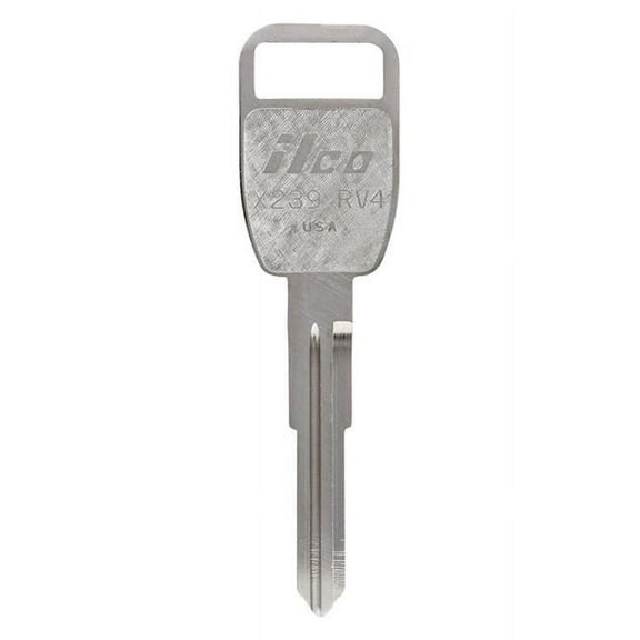 Hillman 5966387 Automotive Blank RV4 Double Sided Universal Key for Land Rover - Pack of 10