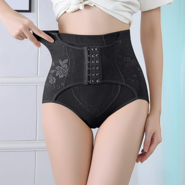 Fajas moldeadoras de cintura baja para mujer, de color liso, para realzar el abdomen y la cadera, para después del parto, con busto pronunciado.