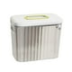thumbnail image 2 of Cubo de basura colgante de cocina con tapa, para armario o dormitorio con asa 8L gris, 2 of 3