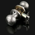 thumbnail image 4 of Knobelite (5 Pack) Round Passage Door Knob(Non-Locking Knobs), Keyless Doorknobs Interior/Exterior Door Lockset,Passage Knobs for Hallway/Closet,Satin Nickel Finish Modern Design Door Hardware, 4 of 7
